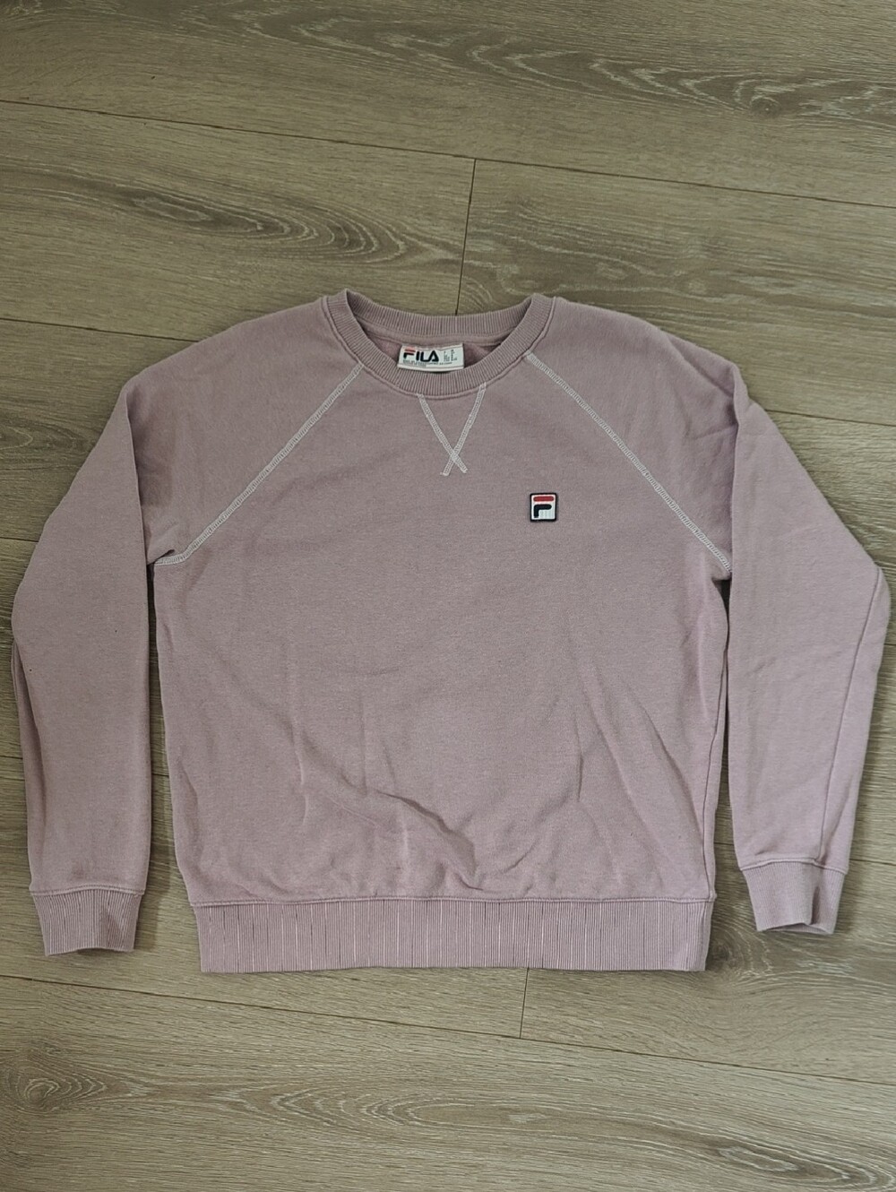 FILA Women's Crewneck Sweater in Dusty Mauve